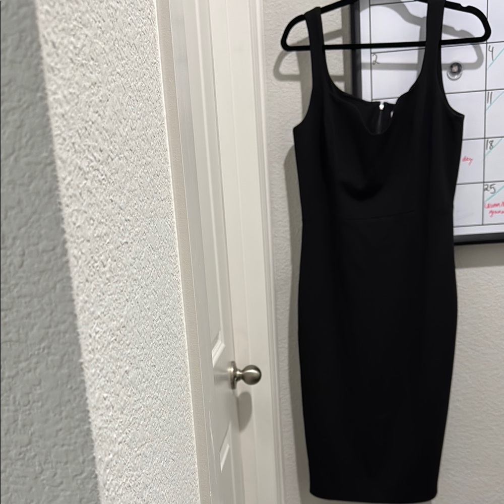 Dress the Population Black Midi Dress for Elegant Occasions